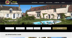 Desktop Screenshot of cottage-immobilier.com