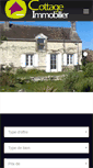 Mobile Screenshot of cottage-immobilier.com